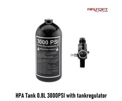 HPA Tank 0.8L 3000PSI with tankregulator