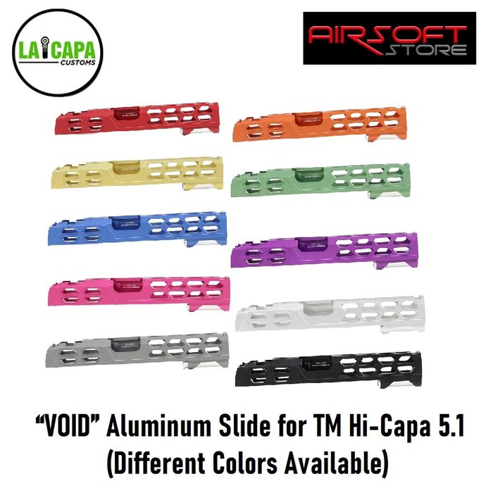 LA Capa Customs “VOID” Aluminum Slide for TM Hi-Capa 5.1