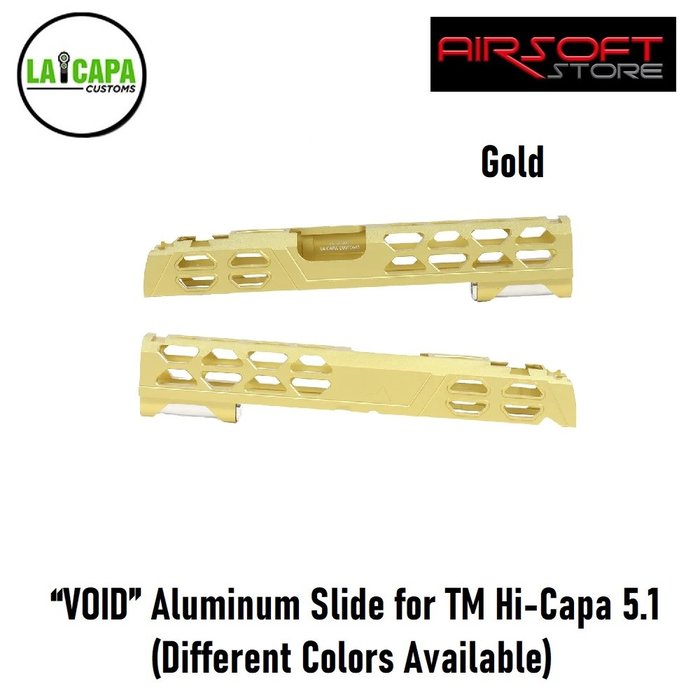 LA Capa Customs “VOID” Aluminum Slide for TM Hi-Capa 5.1