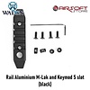 WADSN Rail Aluminium M-Lok and Keymod 5 slot (black)
