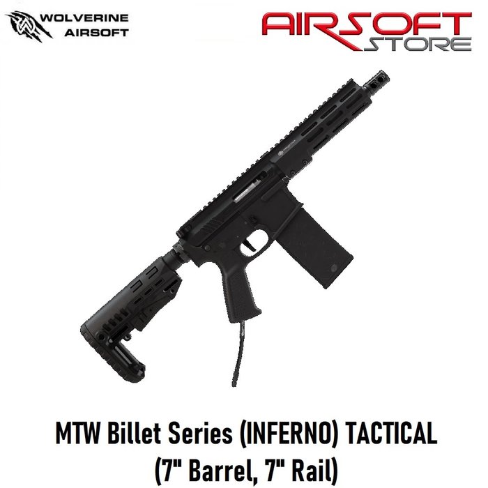 Wolverine MTW Billet Series (INFERNO) TACTICAL (7" Barrel, 7" Rail)