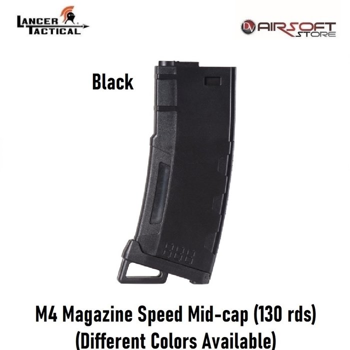 Lancer Tactical M4 Magazine Speed Mid-cap (130 rds)