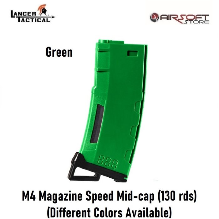 Lancer Tactical M4 Magazine Speed Mid-cap (130 rds)