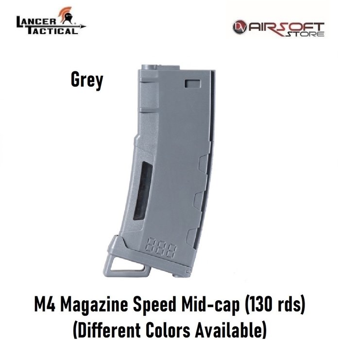 Lancer Tactical M4 Magazine Speed Mid-cap (130 rds)