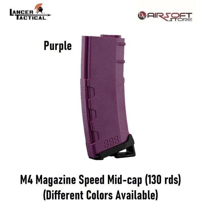 Lancer Tactical M4 Magazine Speed Mid-cap (130 rds)