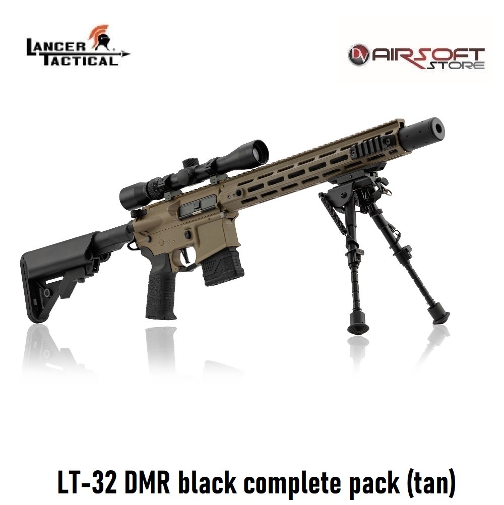 Lt Dmr Black Complete Pack Tan Airsoft Store