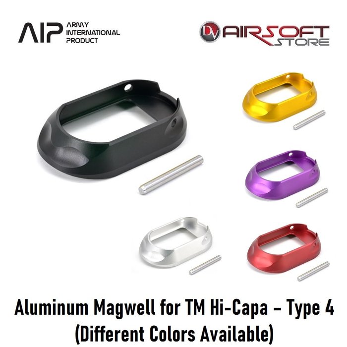 AIP Aluminum Magwell for TM Hi-Capa – Type 4