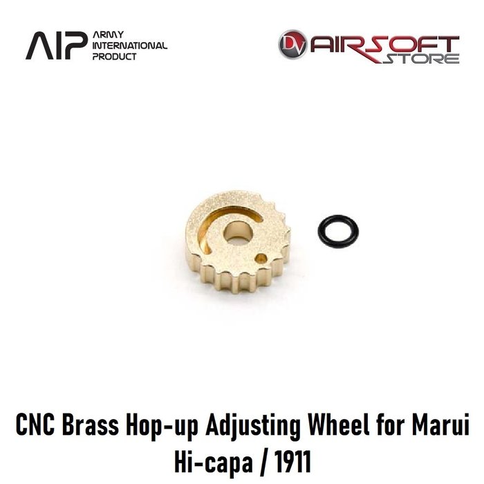 AIP CNC Brass Hop-up Adjusting Wheel for Marui Hi-capa / 1911