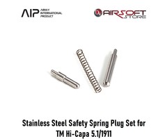 AIP Stainless Steel Safety Spring Pluger Set for TM Hi-Capa 5.1/1911