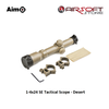 Aim-O 1-4x24 SE Tactical Scope (Red/Green Reticle) - Desert