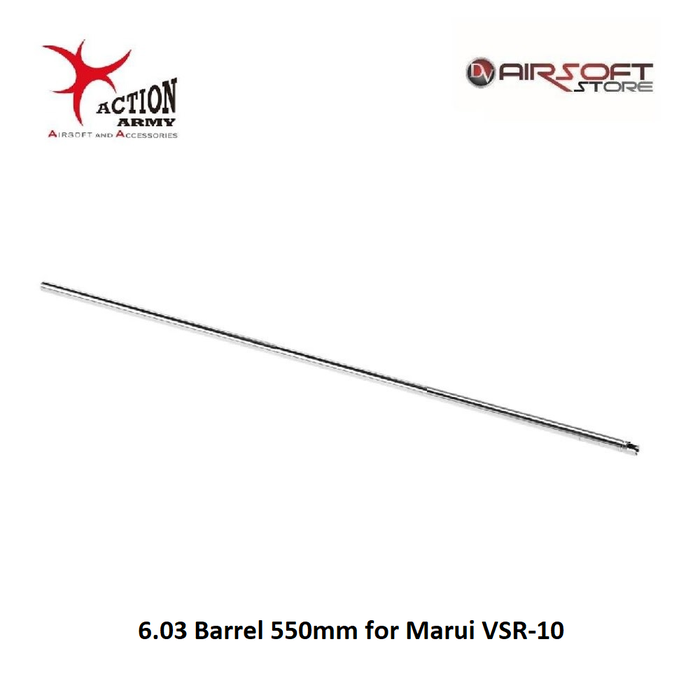Action Army 6.03 Barrel 550mm for Marui VSR-10