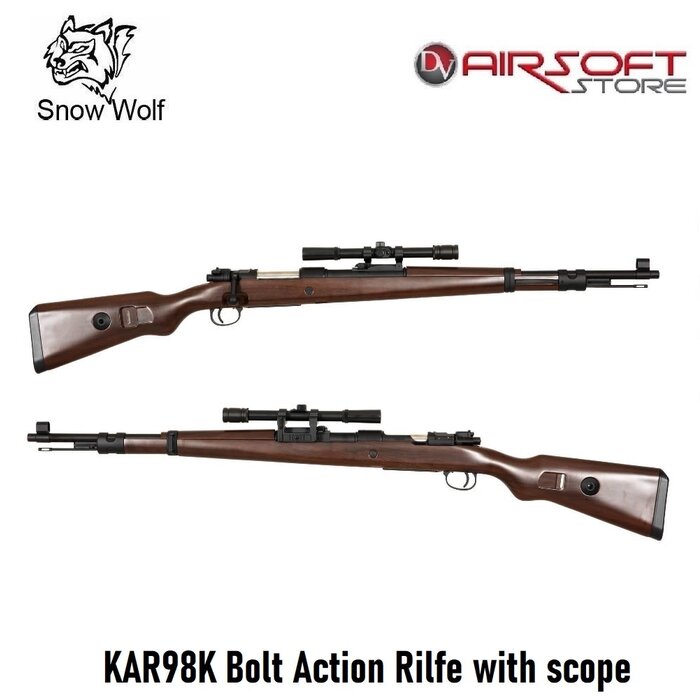 Snow Wolf KAR98K Bolt Action Rilfe with scope