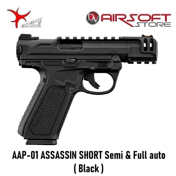 Action Army AAP-01 ASSASSIN SHORT Semi & Full auto ( Black )