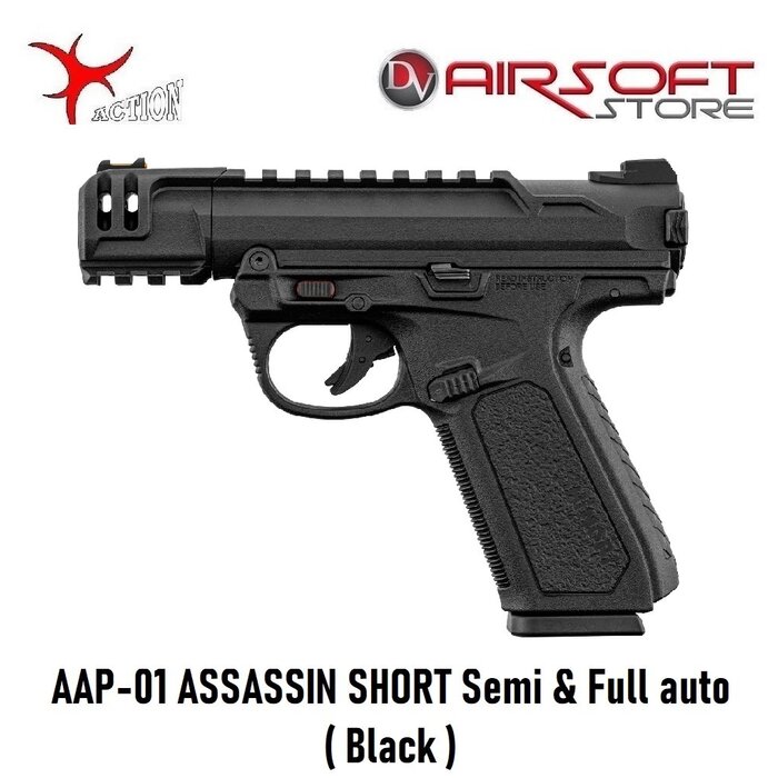Action Army AAP-01 ASSASSIN SHORT Semi & Full auto ( Black )
