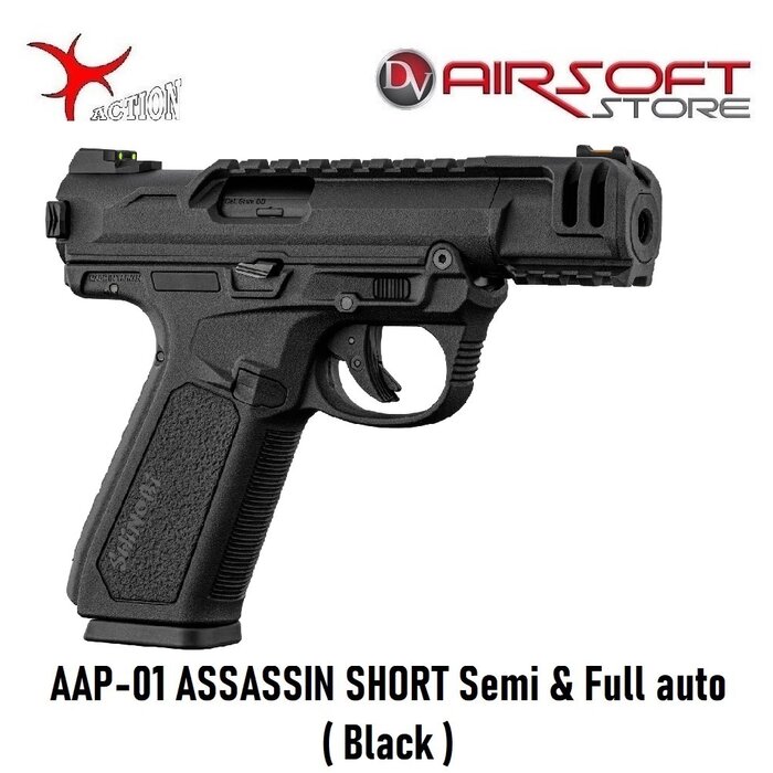 Action Army AAP-01 ASSASSIN SHORT Semi & Full auto ( Black )