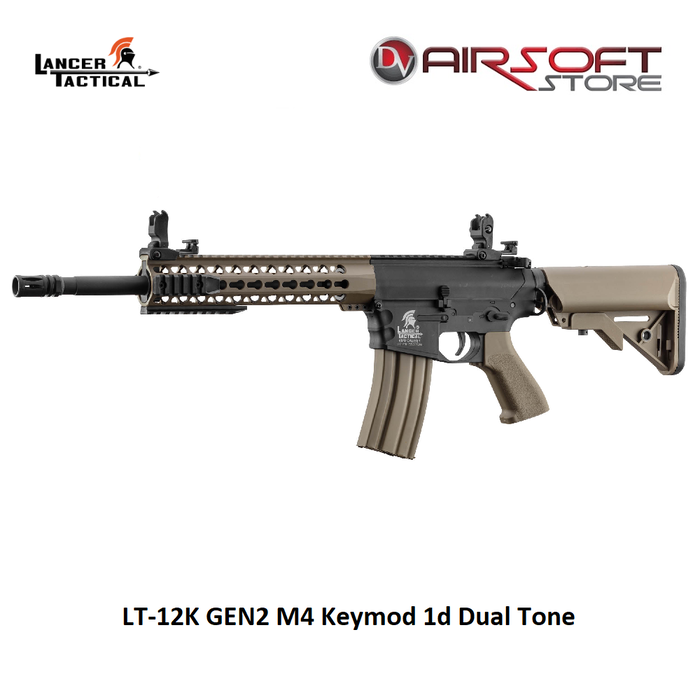 Lancer Tactical LT-12K GEN2 M4 Keymod 1d Dual Tone