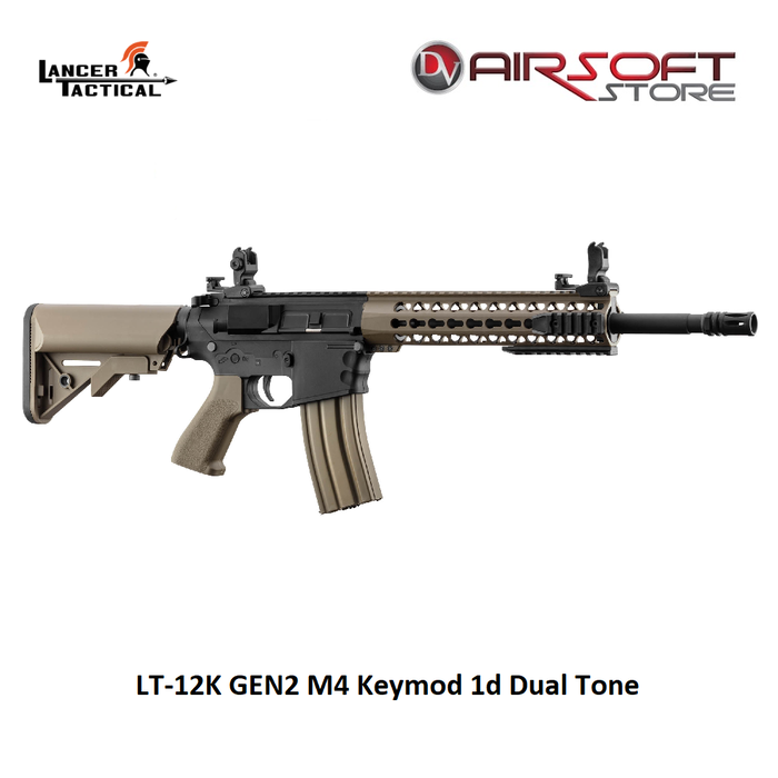 Lancer Tactical LT-12K GEN2 M4 Keymod 1d Dual Tone