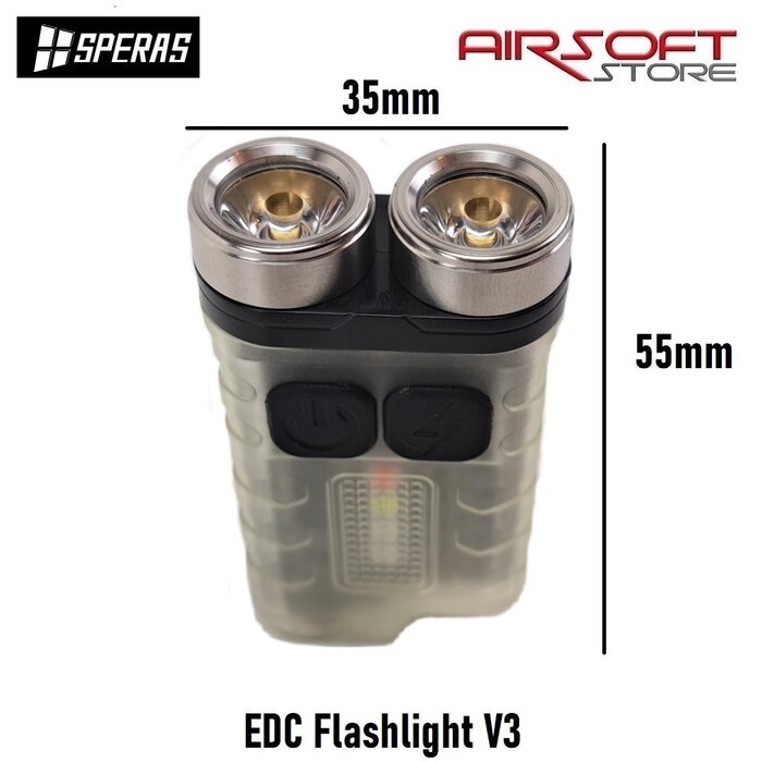 SPERAS EDC Flashlight V3 (900 lumen)