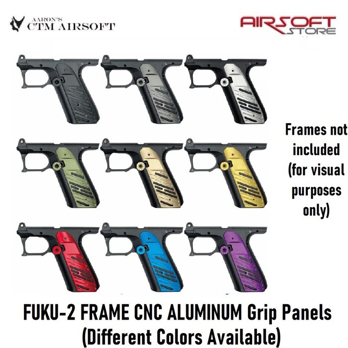 CTM Airsoft FUKU-2 FRAME CNC ALUMINUM Grip Panels