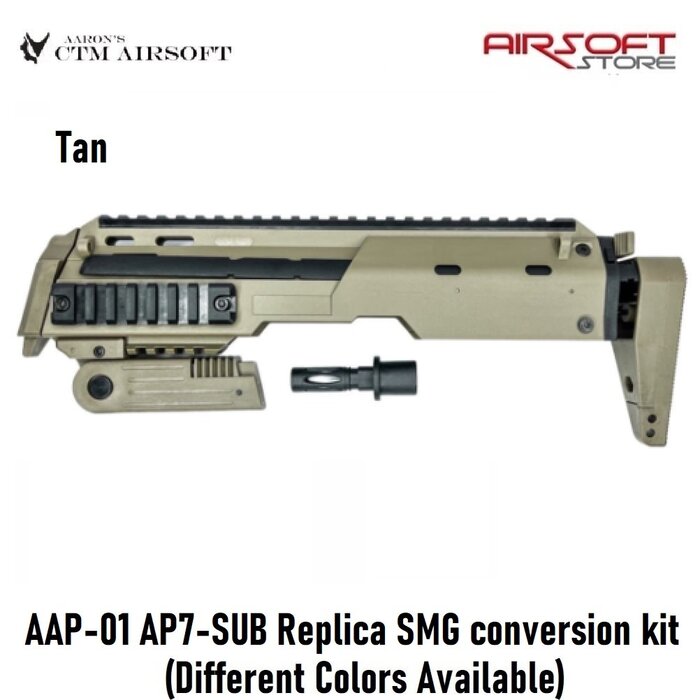 CTM Airsoft AAP-01 AP7-SUB Replica SMG conversion kit