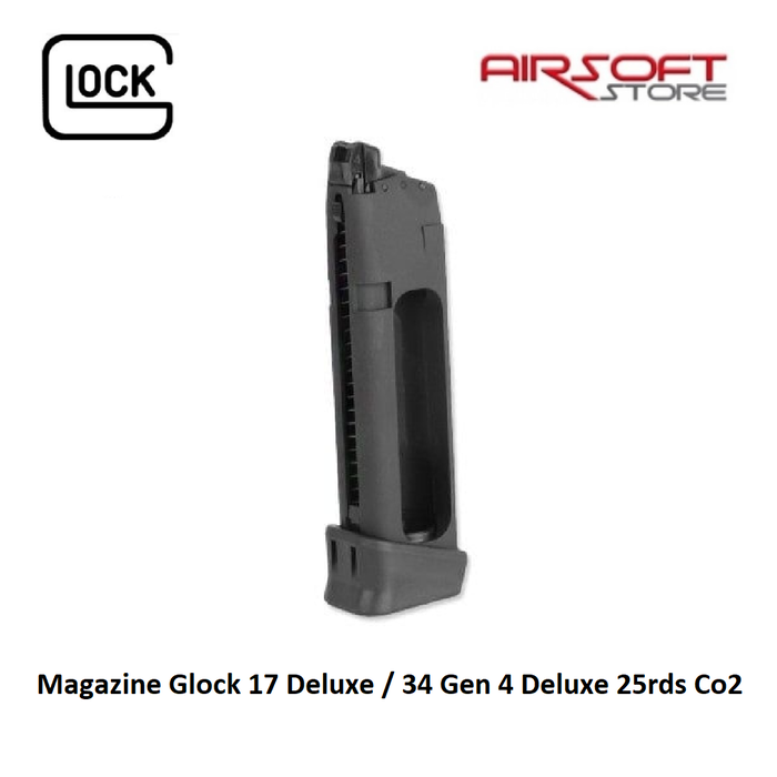 Glock Magazine Glock 17 Deluxe / 34 Gen 4 Deluxe 25rds Co2