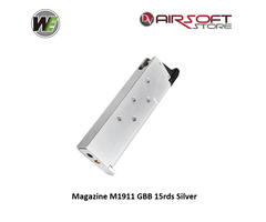 WE (Wei Tech) Magazine M1911 GBB 15rds Silver