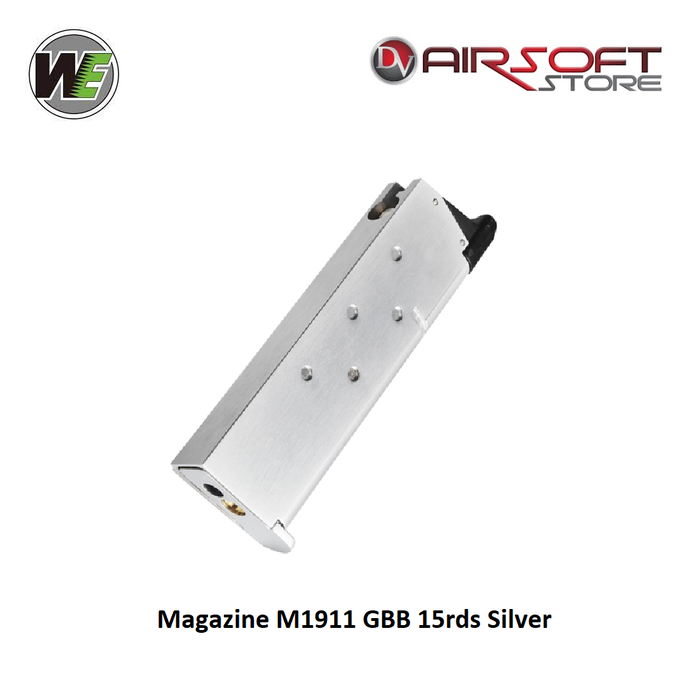WE (Wei Tech) Magazine M1911 GBB 15rds Silver