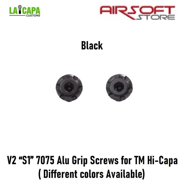 LA Capa Customs V2 “S1” 7075 Alu Grip Screws for TM Hi-Capa