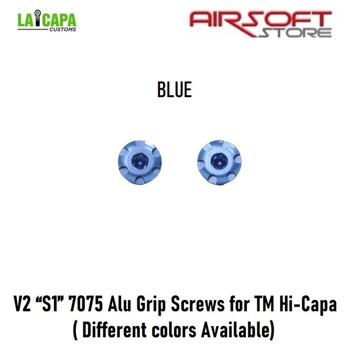 LA Capa Customs V2 “S1” 7075 Alu Grip Screws for TM Hi-Capa