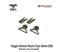 FMA Goggle Helmet Mount Clips 36mm (OD)