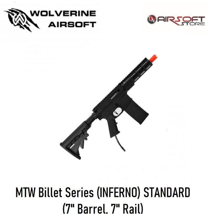 Wolverine MTW Billet Series (INFERNO) STANDARD (7" Barrel, 7" Rail)