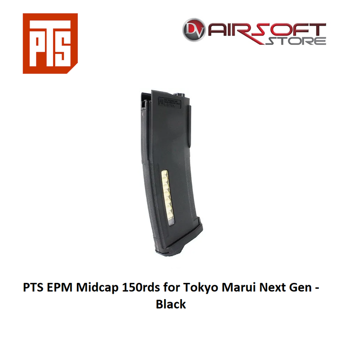 PTS PTS EPM Midcap 150rds for Tokyo Marui Next Gen - Black