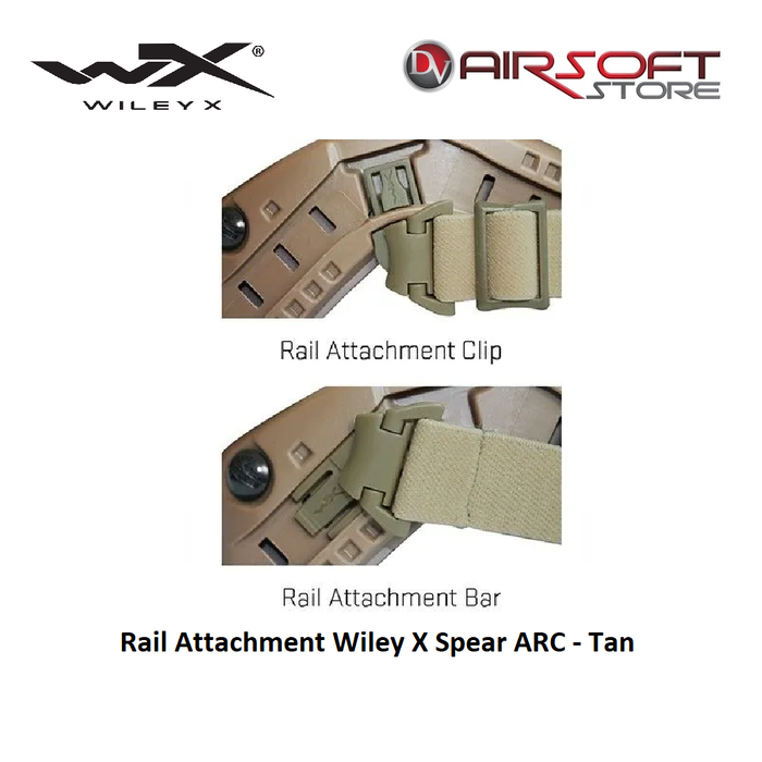 WileyX Rail Attachment Wiley X Spear ARC - Tan