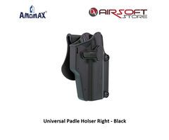 Amomax Universal Padle Holster Right - Black