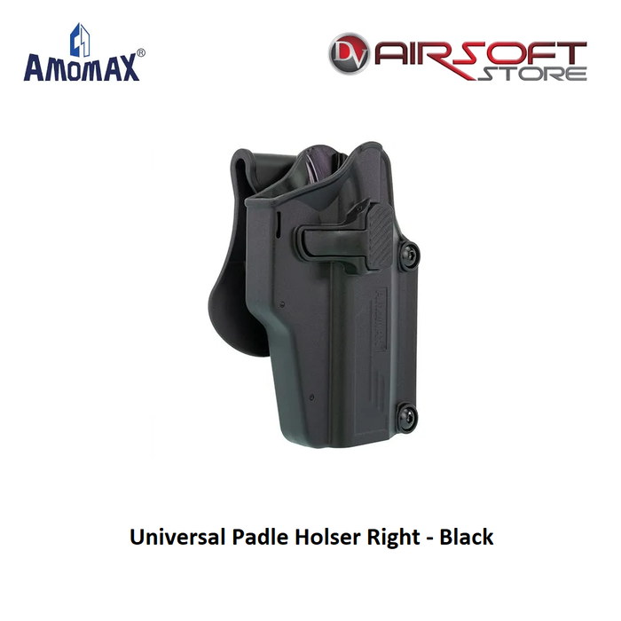 Amomax Universal Padle Holster Right - Black