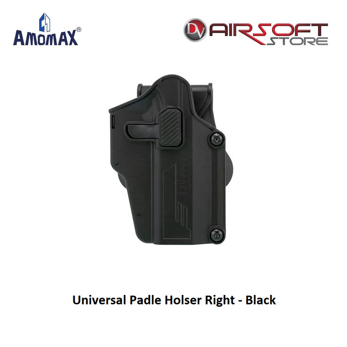 Amomax Universal Padle Holster Right - Black