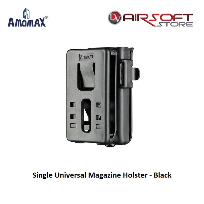 Amomax Single Universal Magazine Holster - Black