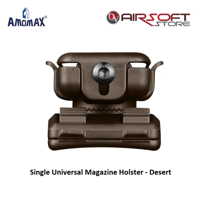 Amomax Single Universal Magazine Holster - Desert