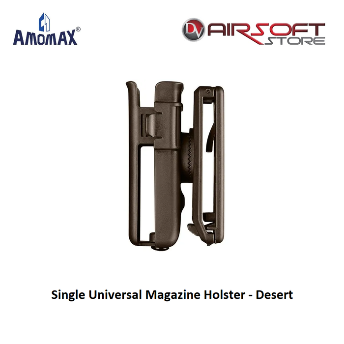 Amomax Single Universal Magazine Holster - Desert