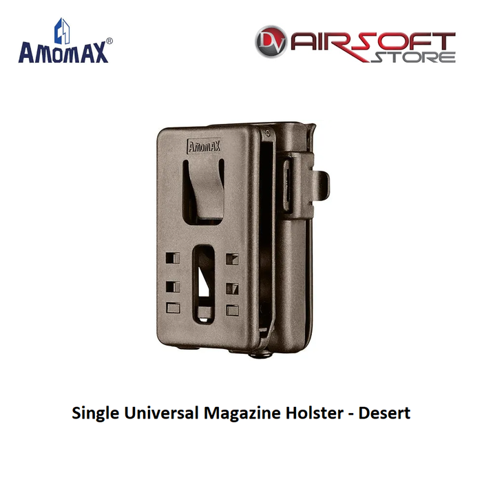 Amomax Single Universal Magazine Holster - Desert