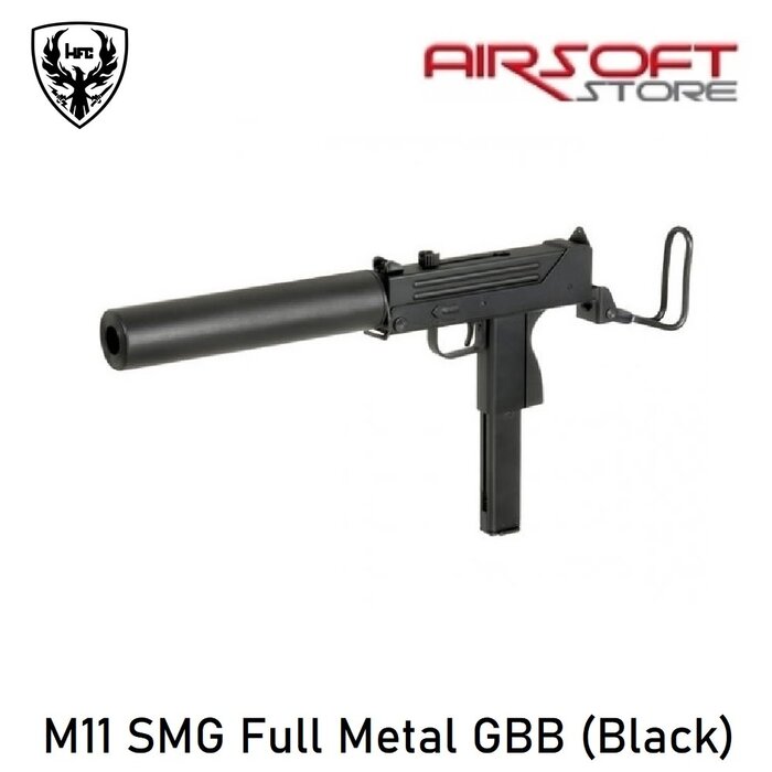 HFC M11 SMG Full Metal GBB (Black)