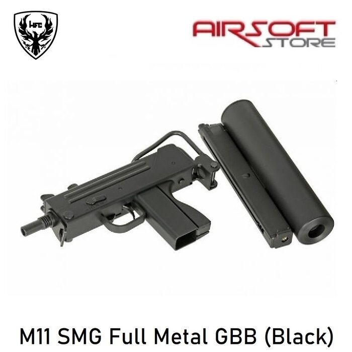 HFC M11 SMG Full Metal GBB (Black)