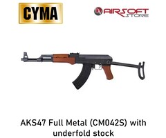 CYMA AKS47 Full Metal (CM042S) with underfold stock