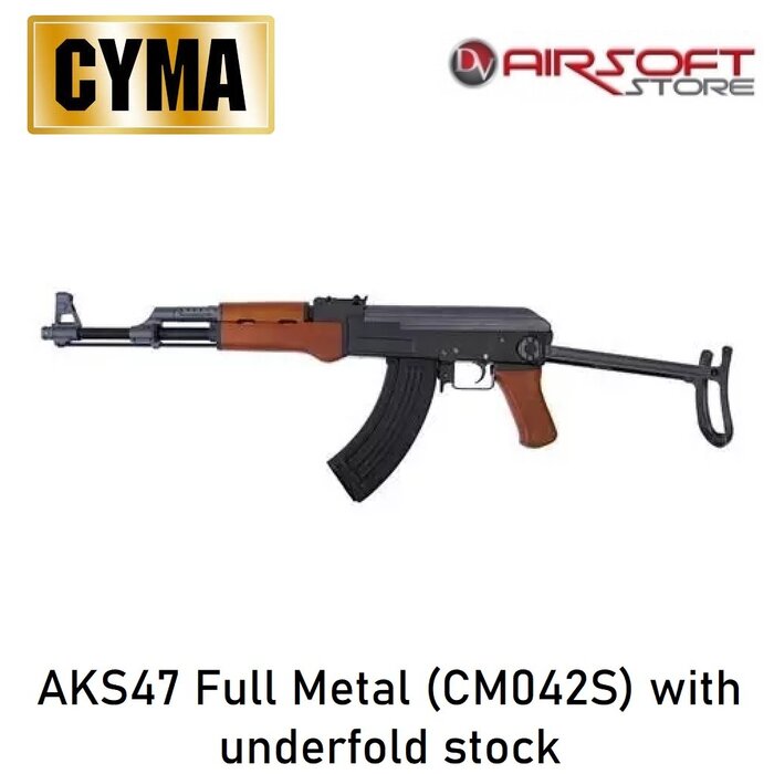 CYMA AKS47 Full Metal (CM042S) with underfold stock