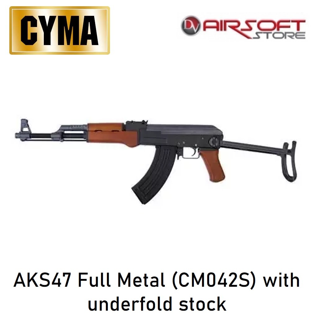 AKS47 Full Metal (CM042S) with underfold stock - Airsoft Store