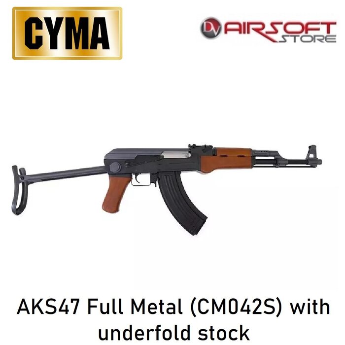 CYMA AKS47 Full Metal (CM042S) with underfold stock