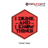 Sentinel Gears "I Drink" Patch