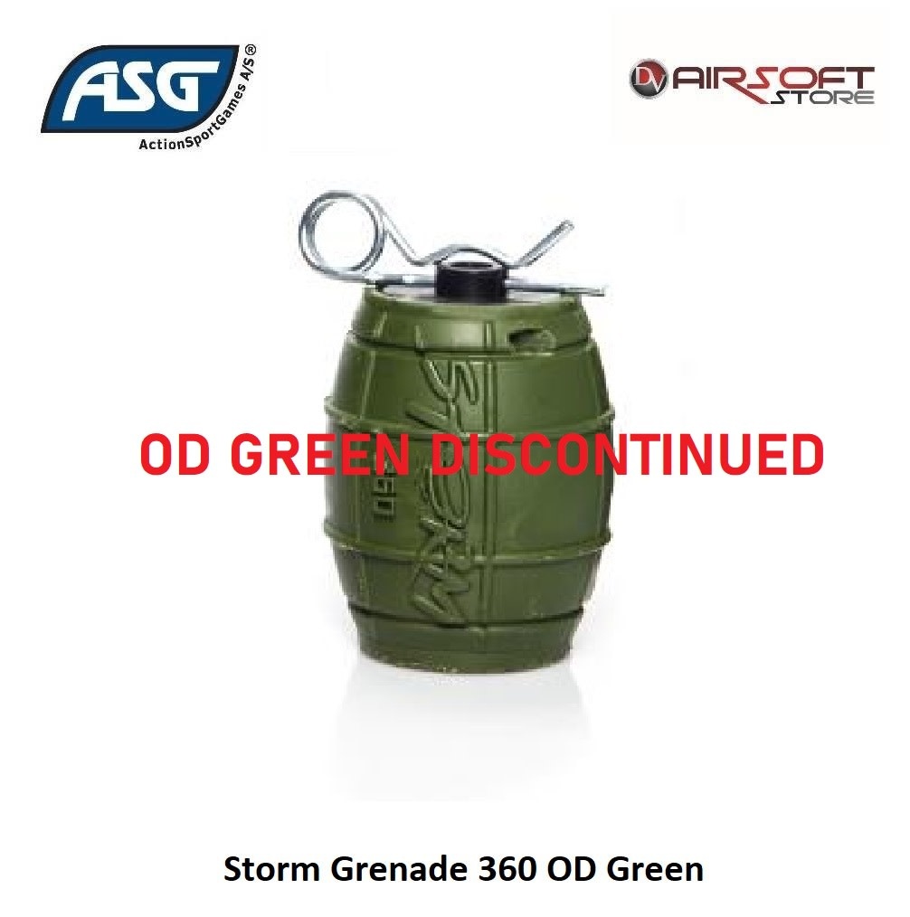 GRANADA AIRSOFT ASG 360 STORM VERDE OD