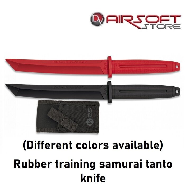 K 25 Rubber training samurai tanto knife