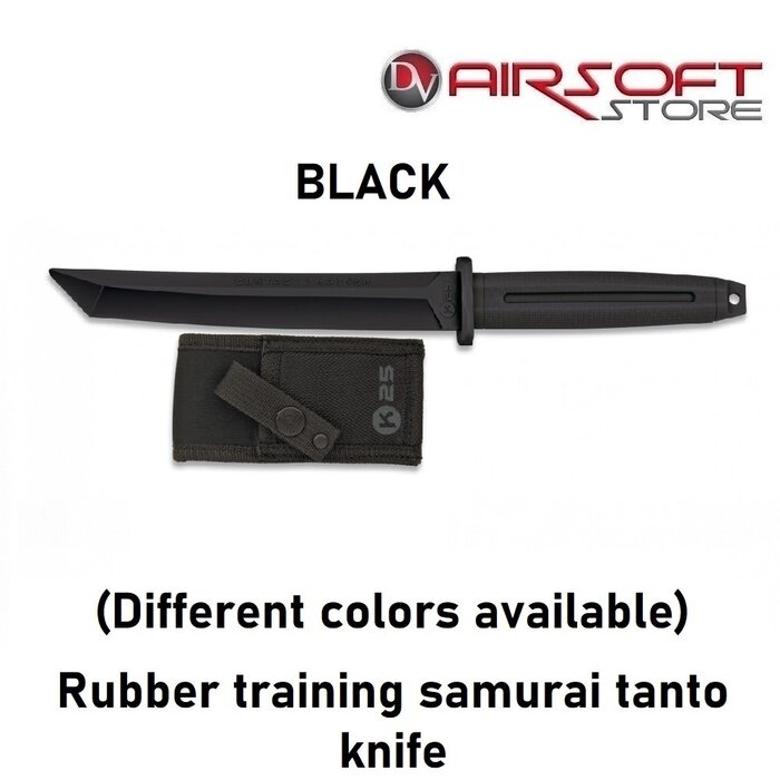 K 25 Rubber training samurai tanto knife